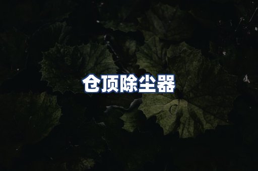 仓顶除尘器