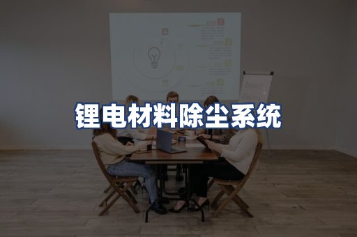 锂电材料除尘系统